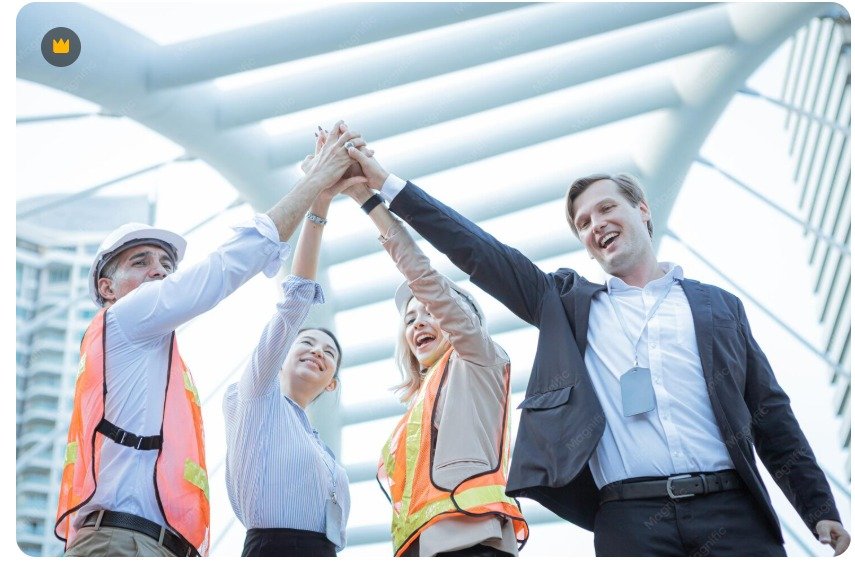 Project and site personnel collaborating